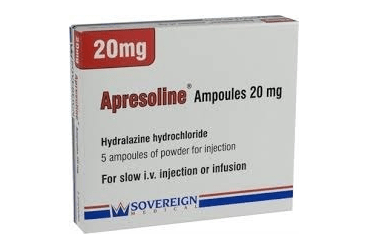 APRESOLINE 20 MG 5 AMP.